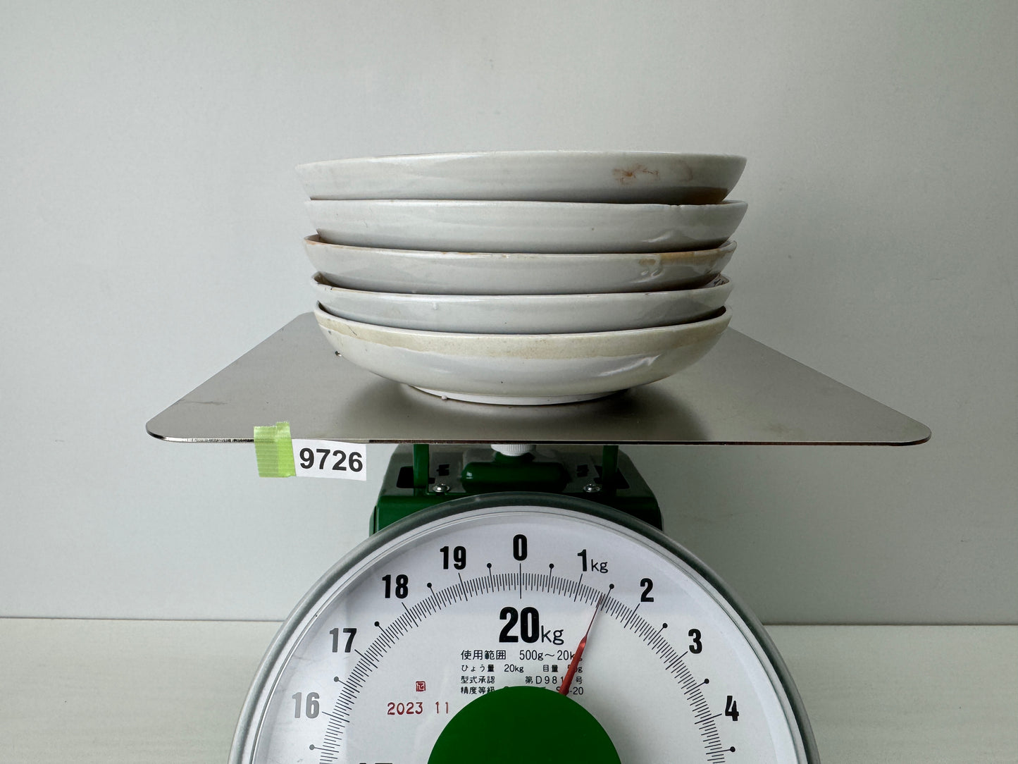 Y9726 DISH Kutani-ware plate set of 10 Japan antique tableware kitchen food