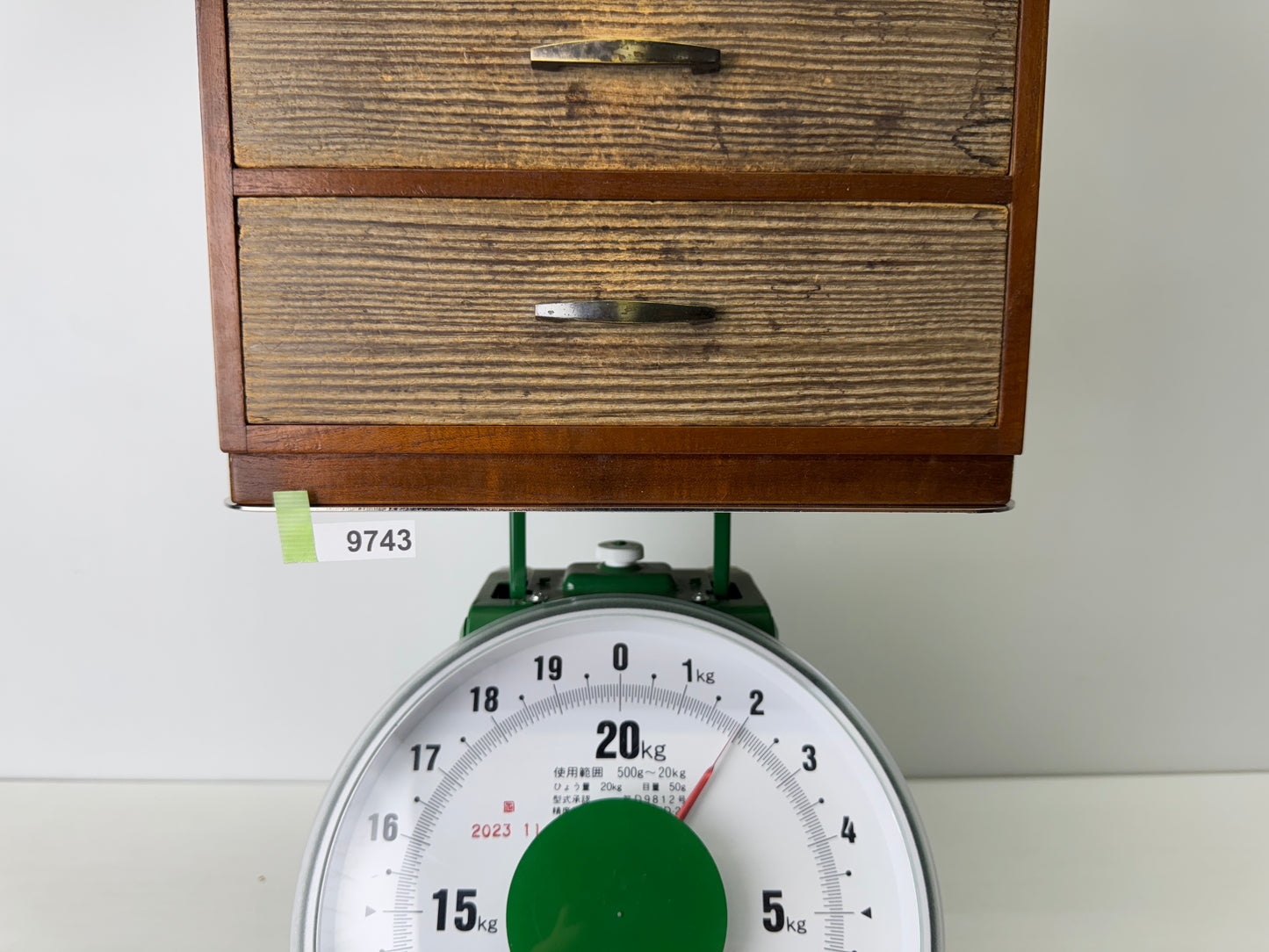 Y9743 TANSU Paulownia wood small chest of drawers Japan antique interior storage