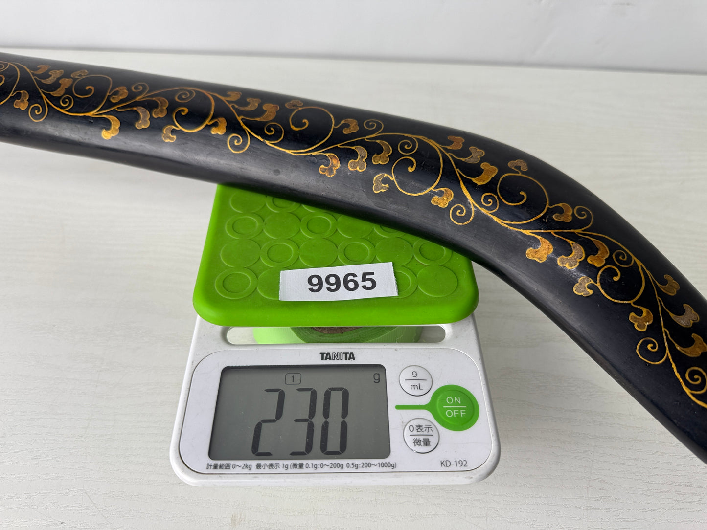 Y9965 SAYA Naginata sheath scabbard Makie Japan antique samurai katana koshirae