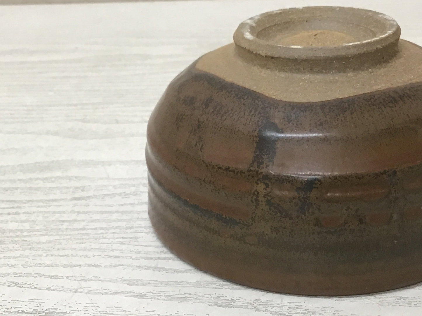 Y2093 CHAWAN Tamba-ware Tanba signed box Japanese bowl pottery tea ceremony