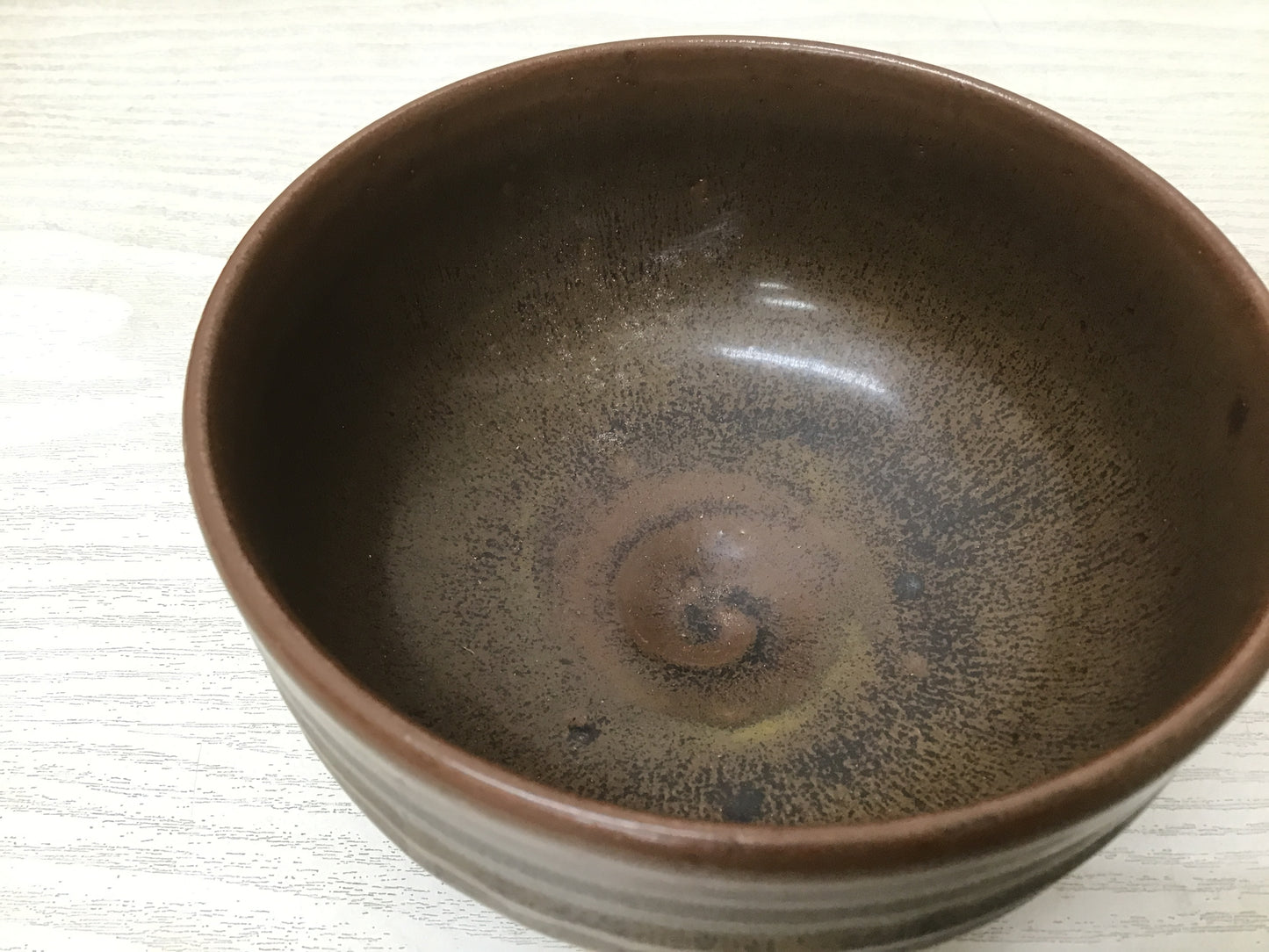 Y2093 CHAWAN Tamba-ware Tanba signed box Japanese bowl pottery tea ceremony