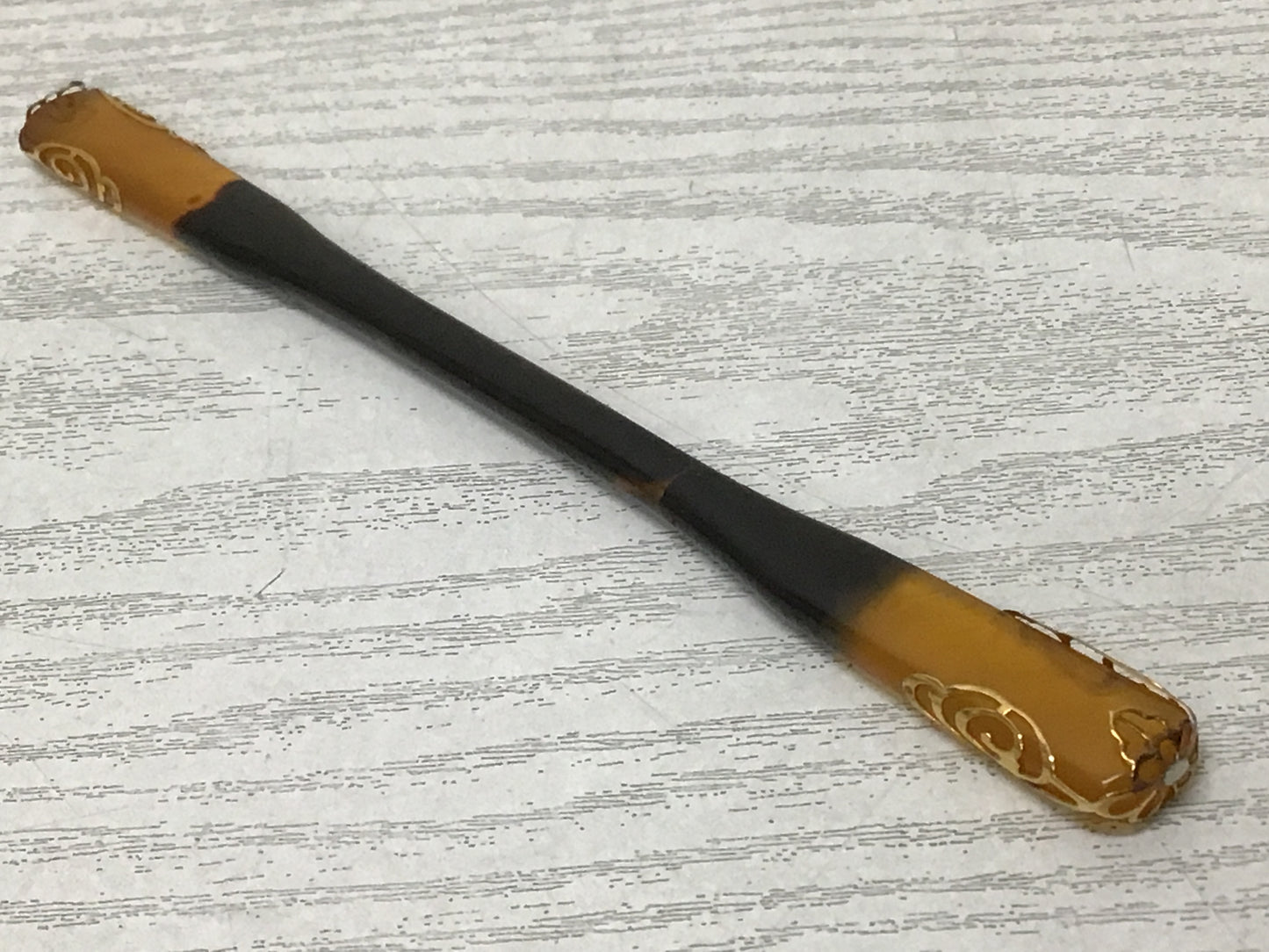 Y2288 KOUGAI Hair dressing tools comb Set box Japan antique kimono accessory