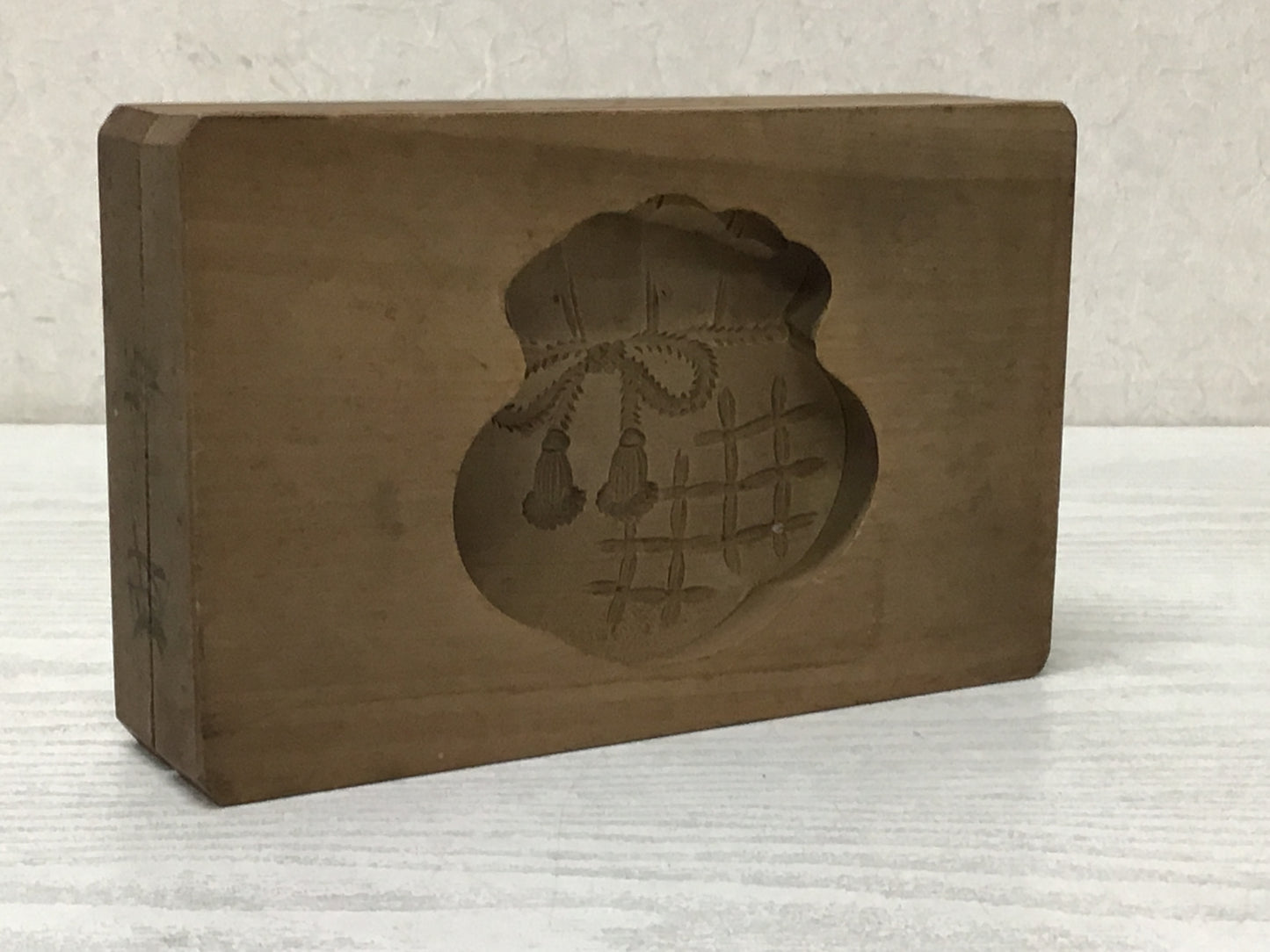 Y2561 KASHIGATA Drawstring Bag pattern Japan vintage Wooden Pastry Mold wagashi
