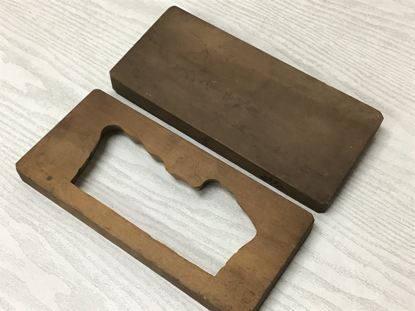 Y2563 KASHIGATA Brushwood Fence Japanese vintage Wooden Pastry Mold wagashi