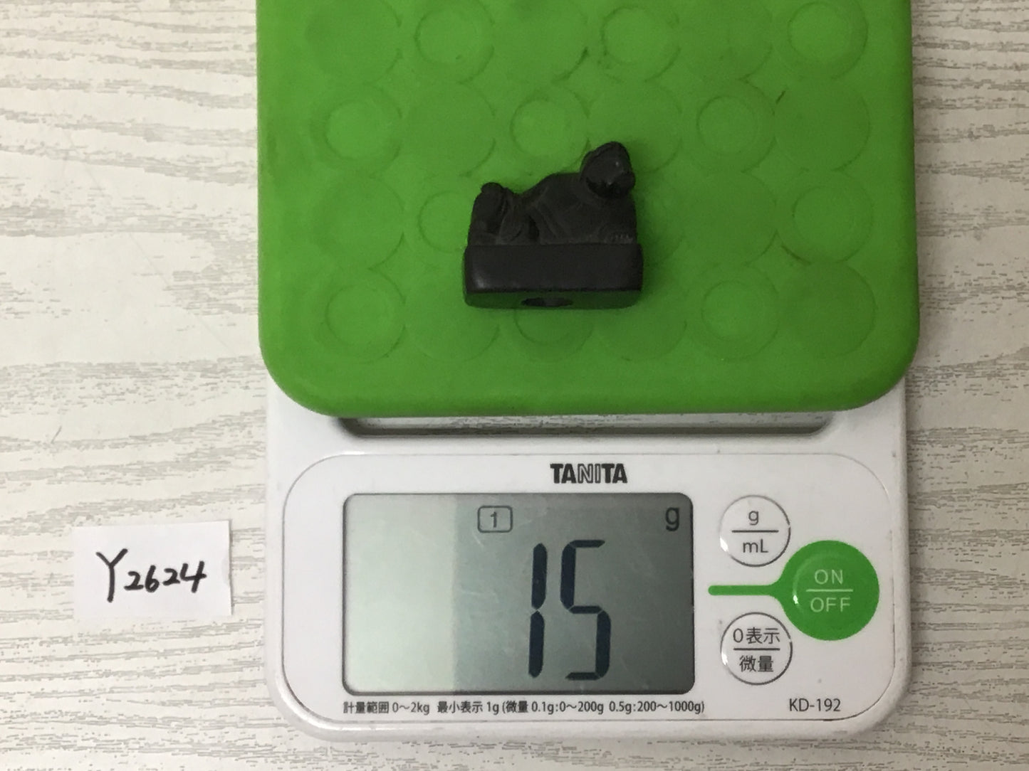 Y2624 NETSUKE Person lying down figure Japanese Traditional Antique accessory