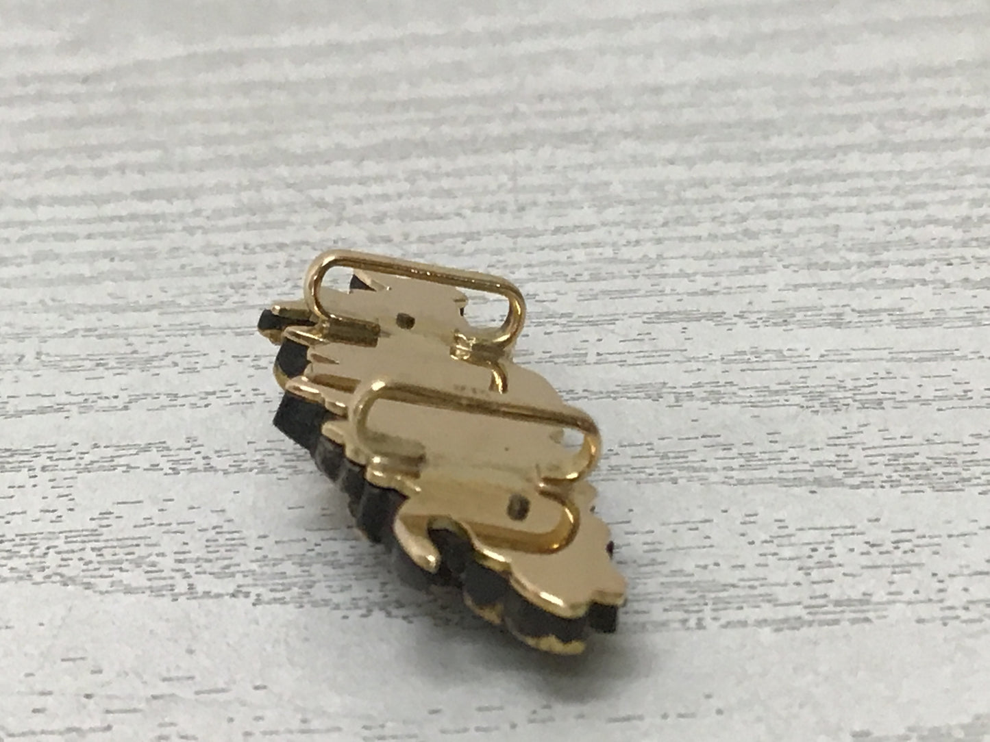 Y2653 OBIDOME Metalwork menuki K18 metal fittings JAPANESE KIMONO SASH CLIP