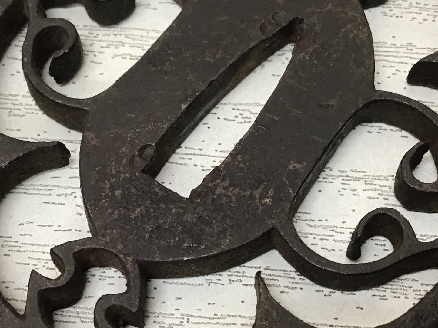 Y2731 TSUBA Openwork Sword Guard Japan samurai katana antique koshirae edo