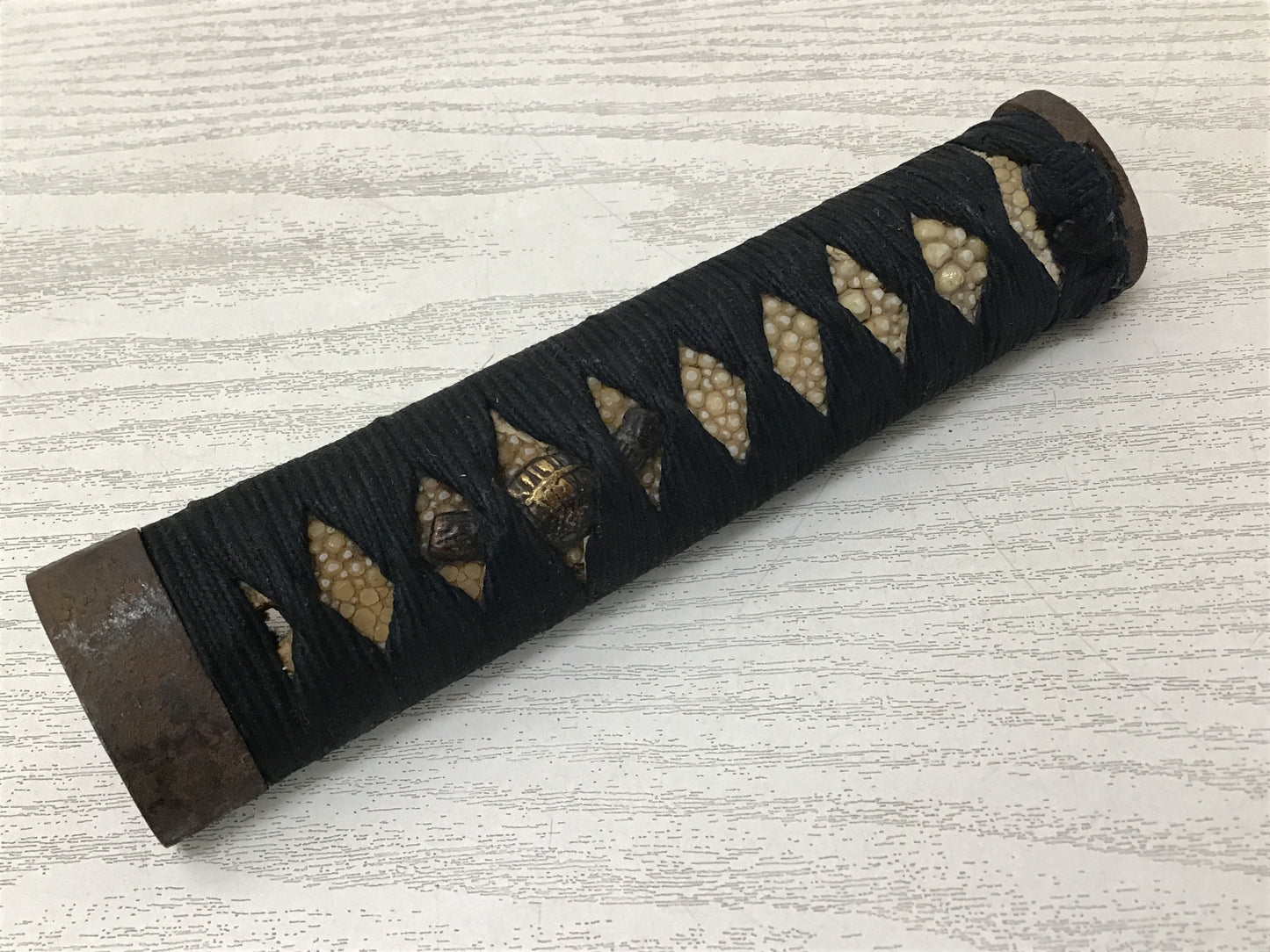 Y2766 TSUKA Wakizashi samurai sword hilt Koshirae Japanese antique Katana
