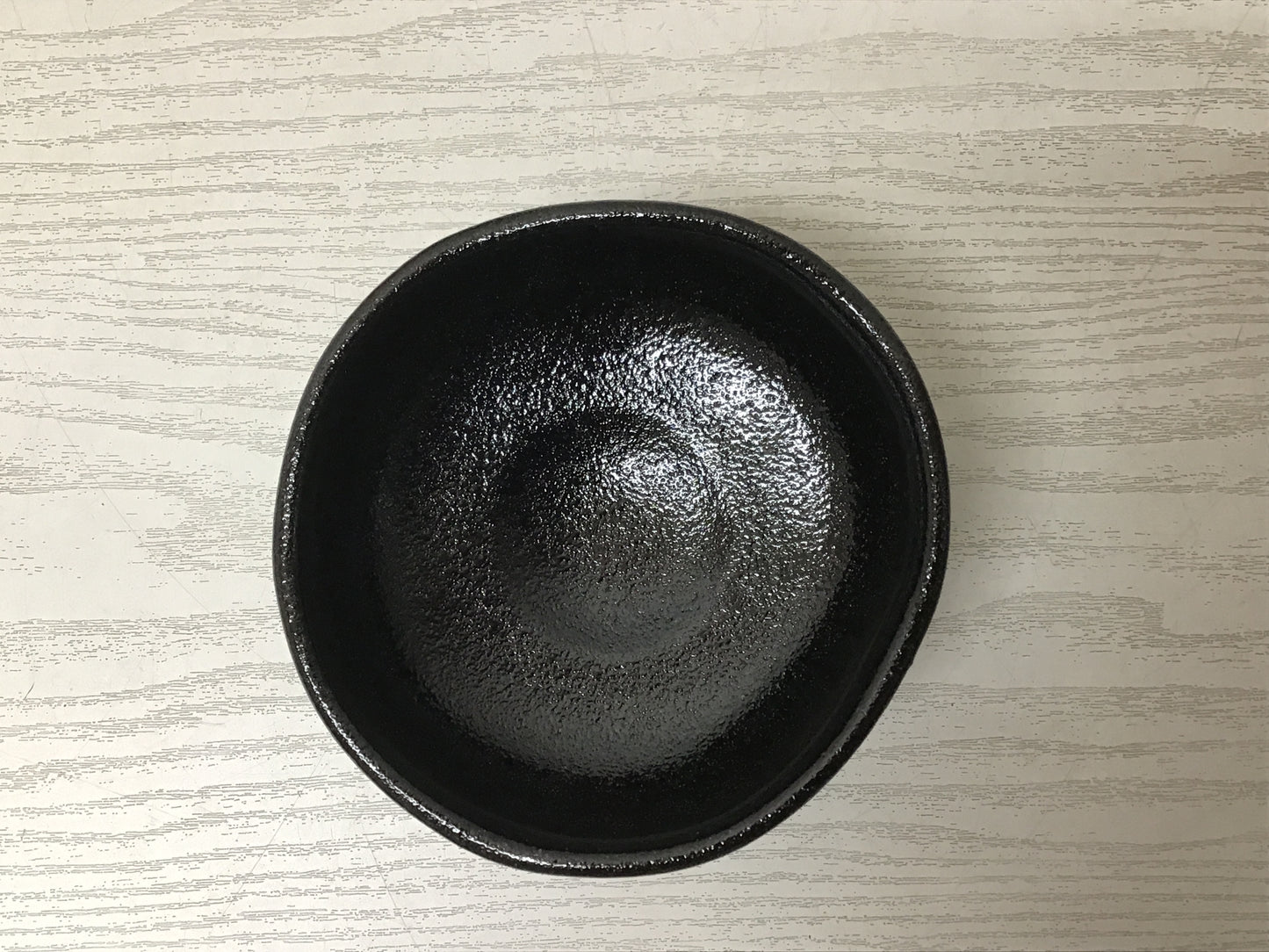 Y2842 CHAWAN Seto-ware Black signed box Japan tea ceremony bowl antique vintage