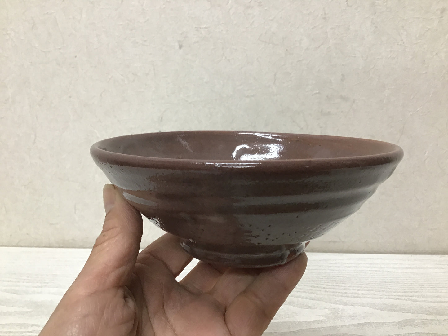 Y2844 CHAWAN Seto-ware signed box Japan tea ceremony bowl antique vintage