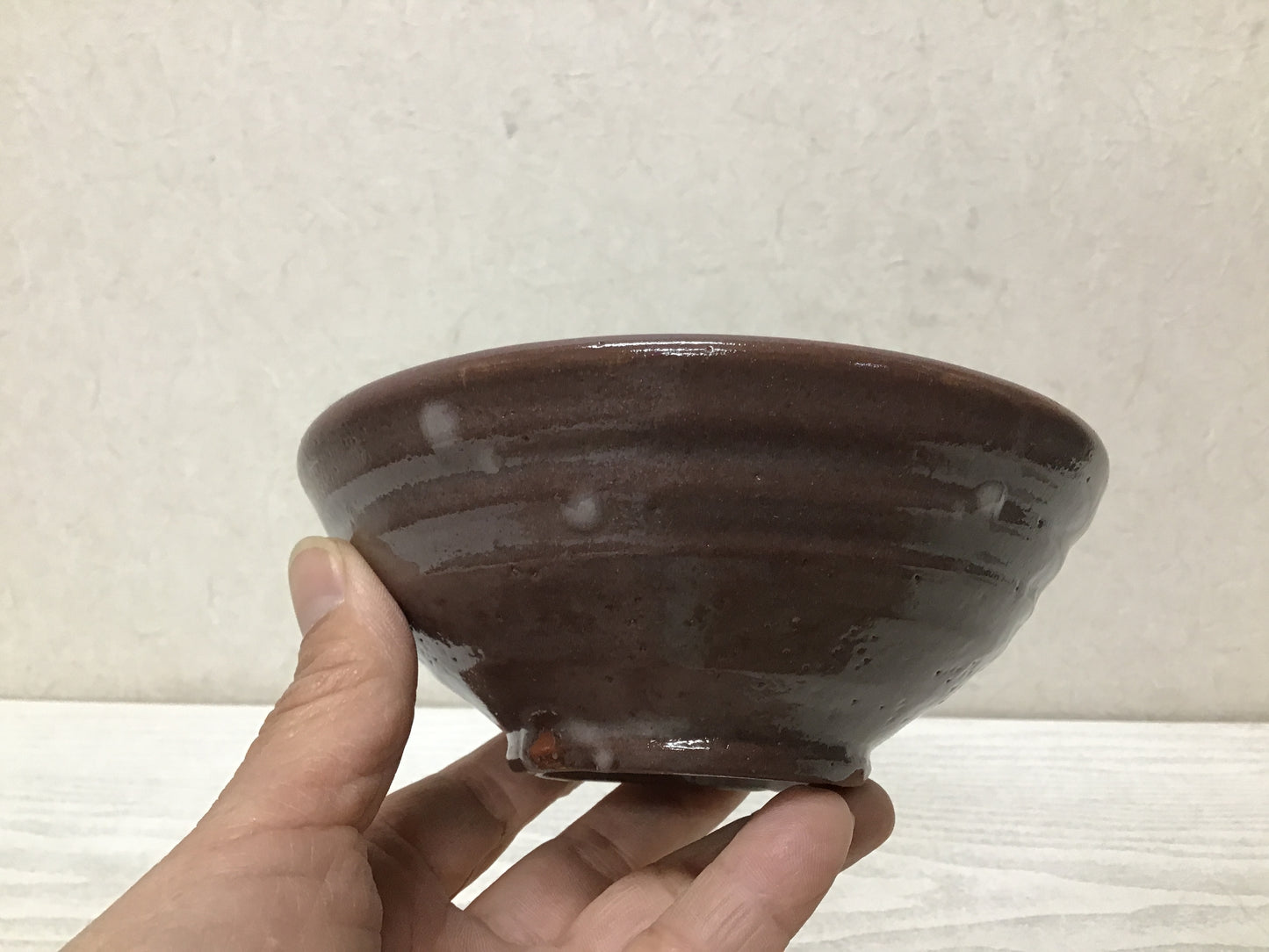 Y2844 CHAWAN Seto-ware signed box Japan tea ceremony bowl antique vintage