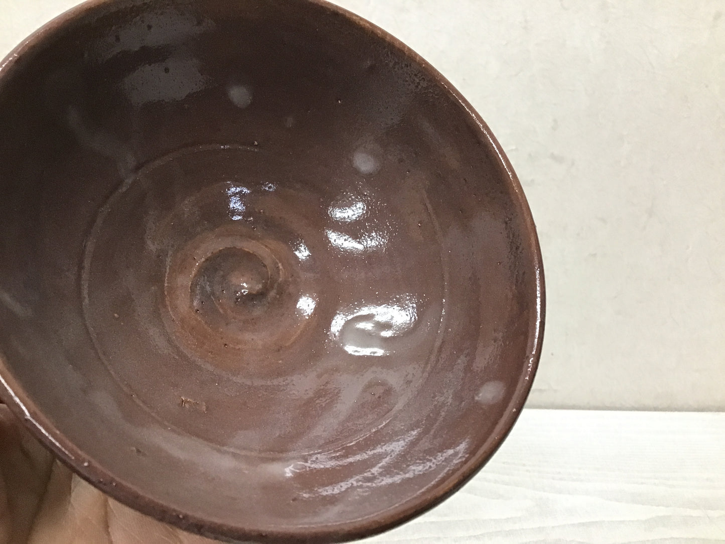 Y2844 CHAWAN Seto-ware signed box Japan tea ceremony bowl antique vintage