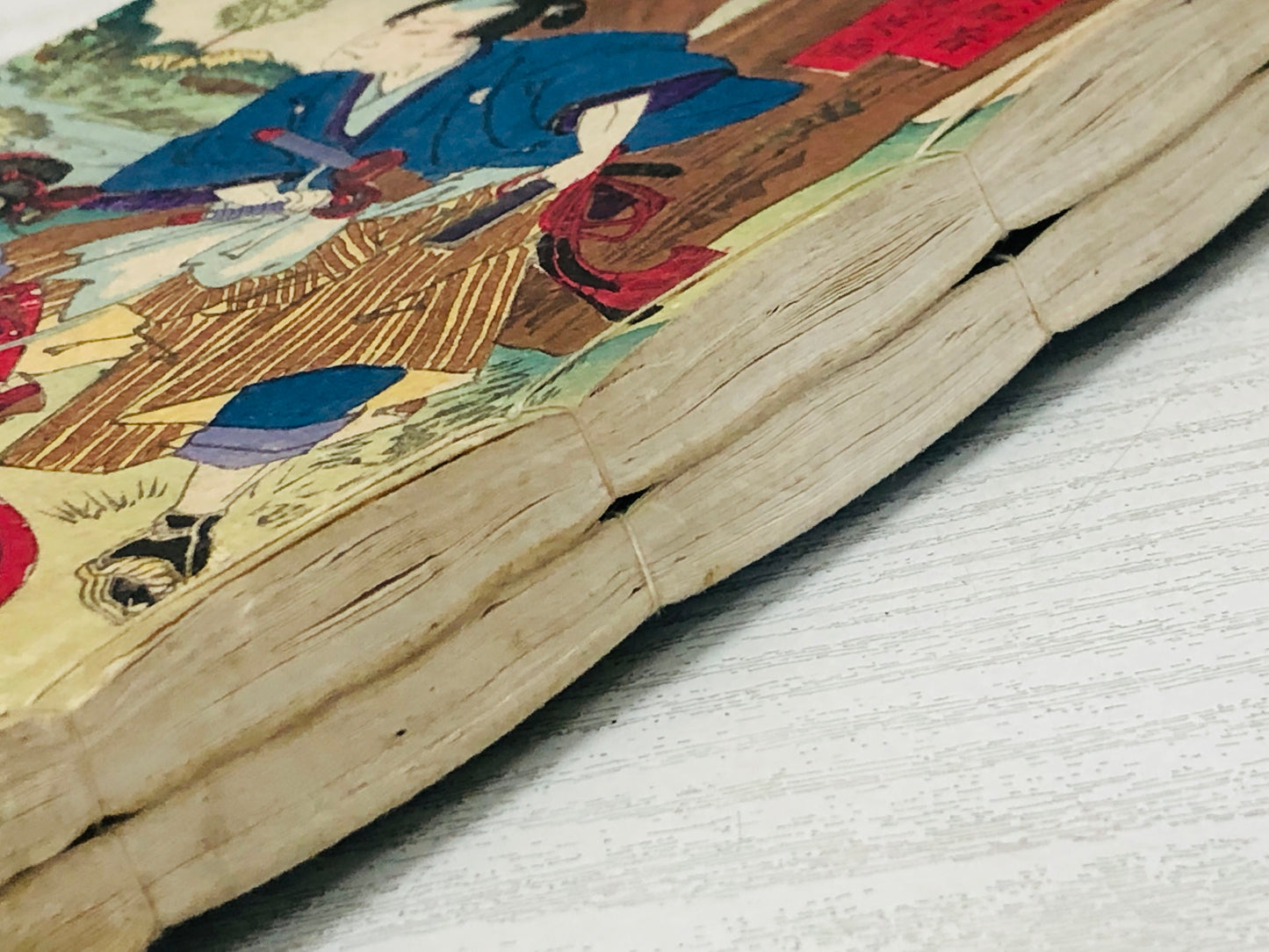 Y3036 WOODBLOCK PRINT book Ikuhide picture Japan Ukiyoe vintage antique art