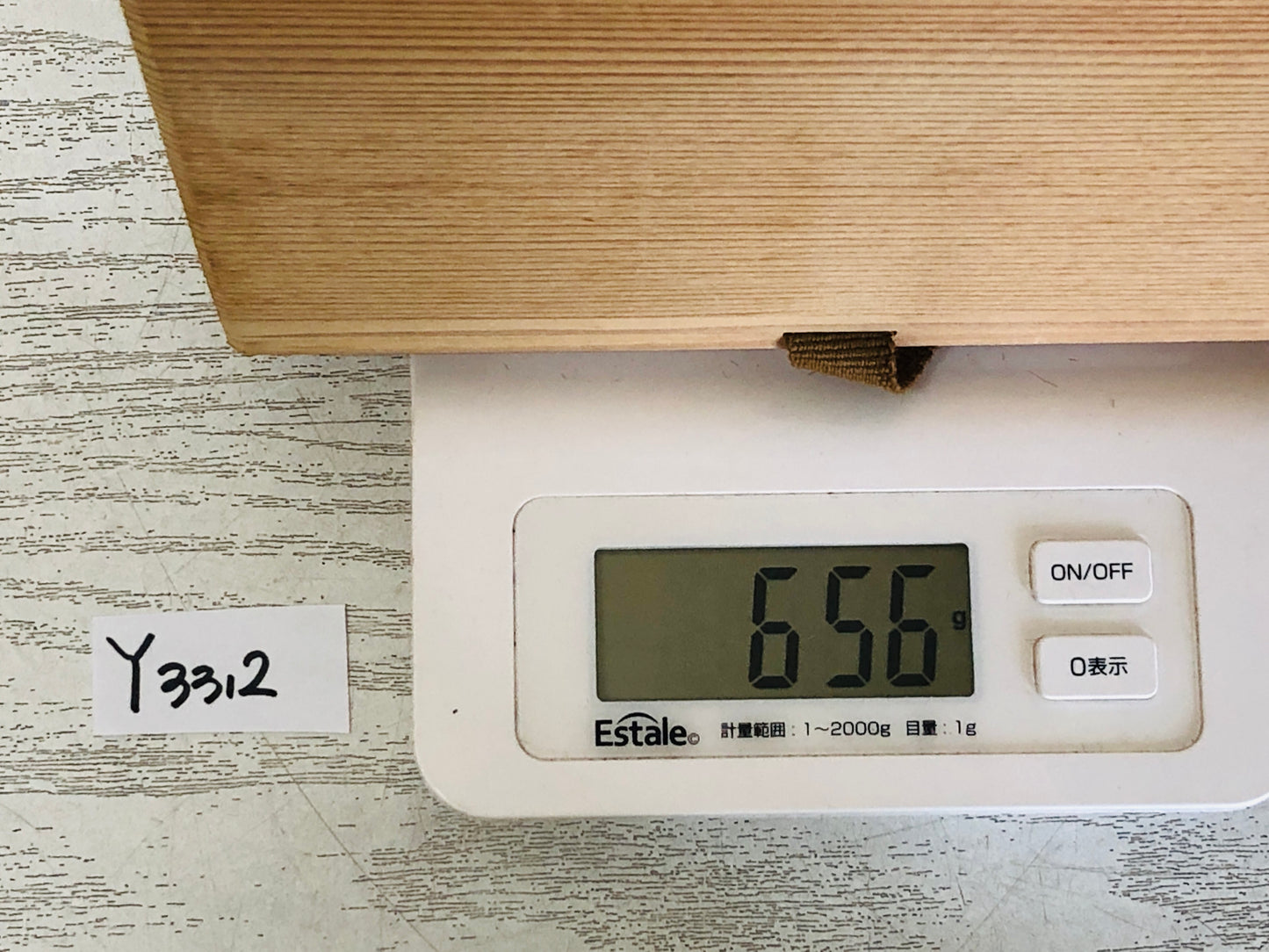 Y3312 CHAWAN Tokoname-ware signed box Japan tea ceremony bowl antique pottery