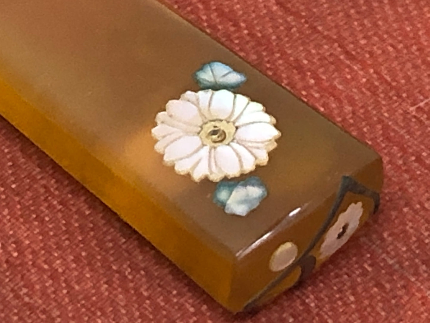 Y3382 KOUGAI Makie Comb Hairpin hair dressing tools box Japan kimono accessory