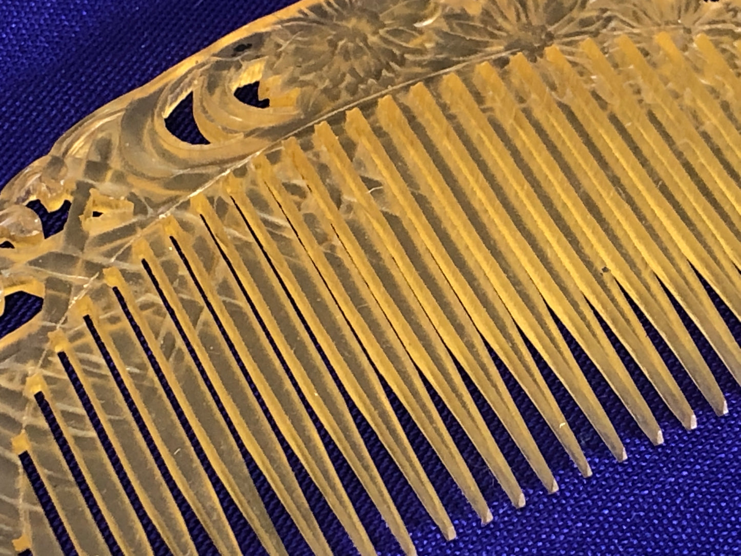 Y3436 KOUGAI openwork Comb hair dressing tools grooming Japan kimono accessory