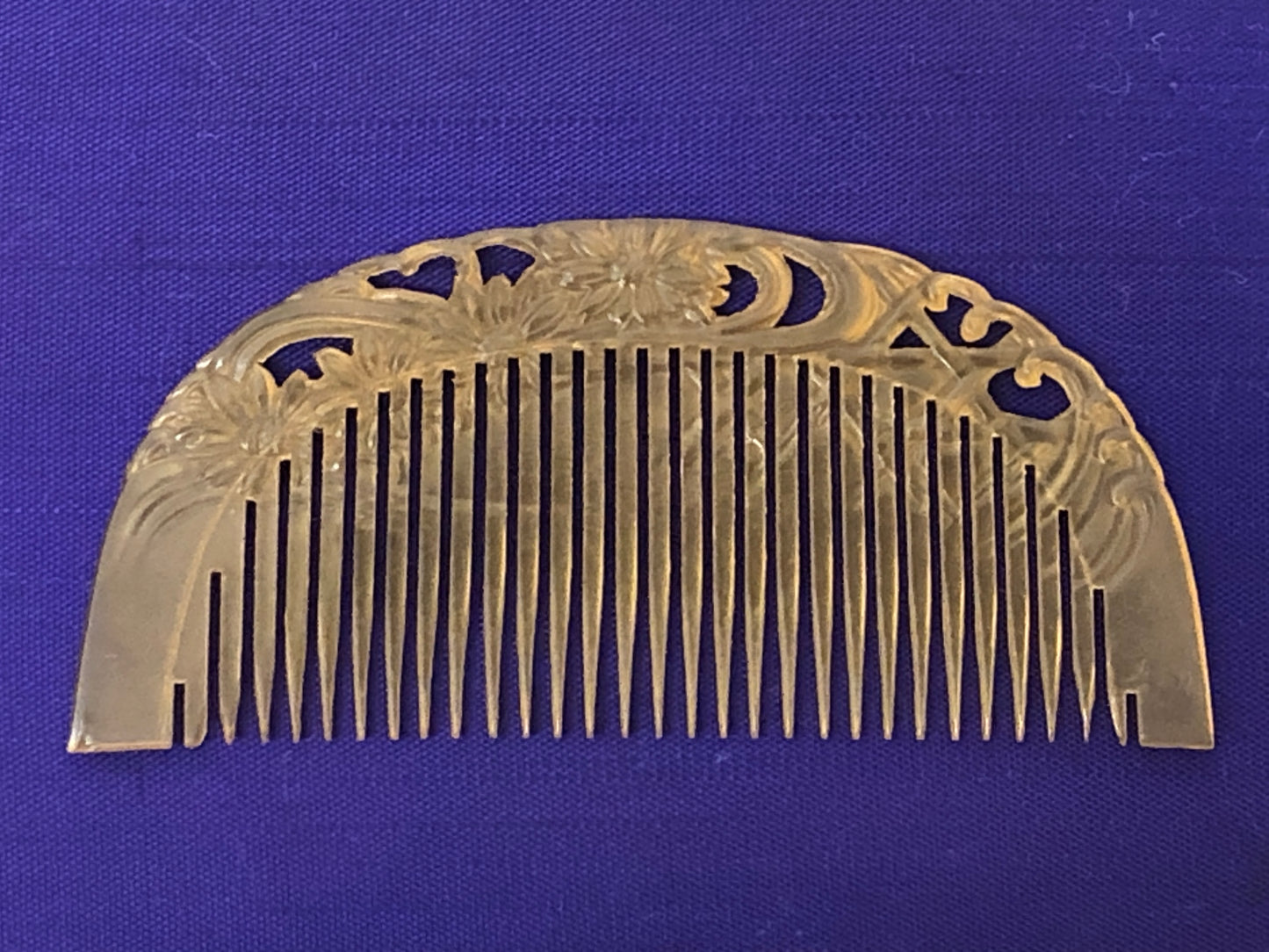 Y3436 KOUGAI openwork Comb hair dressing tools grooming Japan kimono accessory