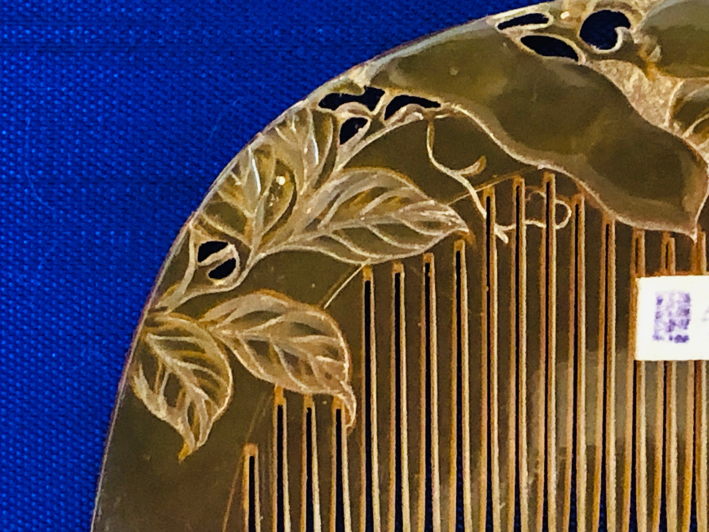 Y3437 KOUGAI Bean openwork Comb hair dressing tools Japan kimono accessory