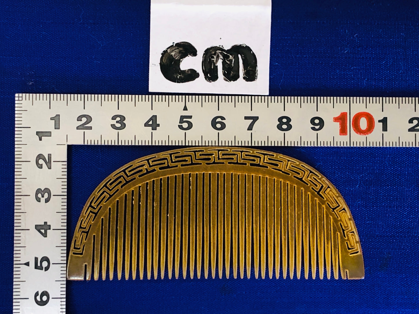 Y3438 KOUGAI Kaminarimon openwork Comb hair dressing Japan kimono accessory