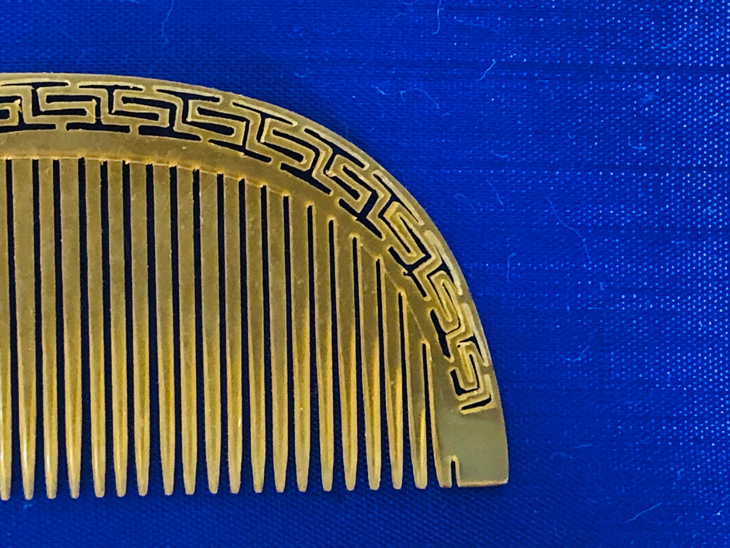 Y3438 KOUGAI Kaminarimon openwork Comb hair dressing Japan kimono accessory