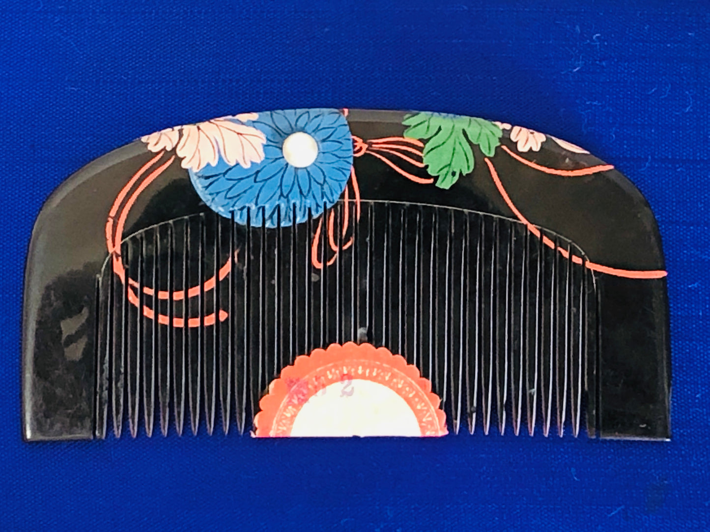 Y3439 KOUGAI Makie Comb Pearl hair dressing tools Japan kimono accessory