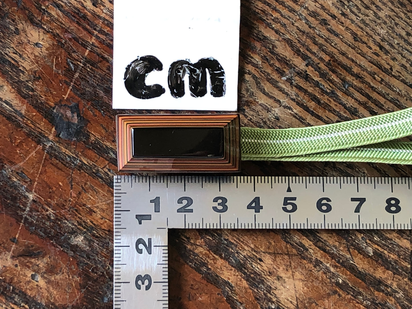 Y3450 OBIDOME Sash Clip Sendai Tsuishu box Japan Kimono accessory antique