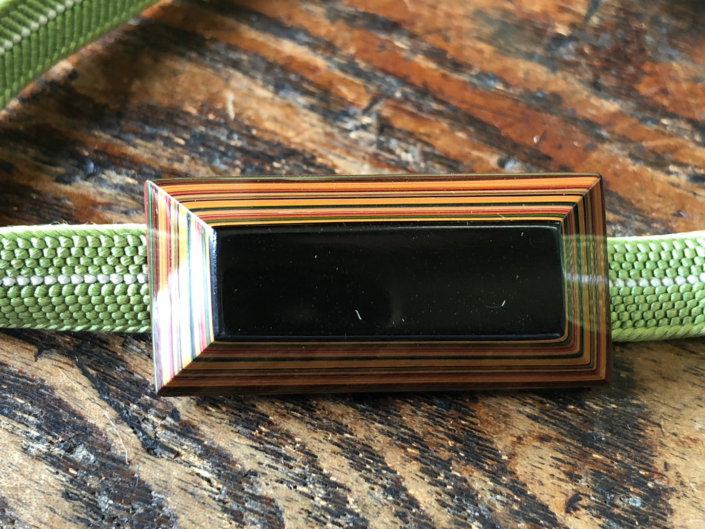 Y3450 OBIDOME Sash Clip Sendai Tsuishu box Japan Kimono accessory antique