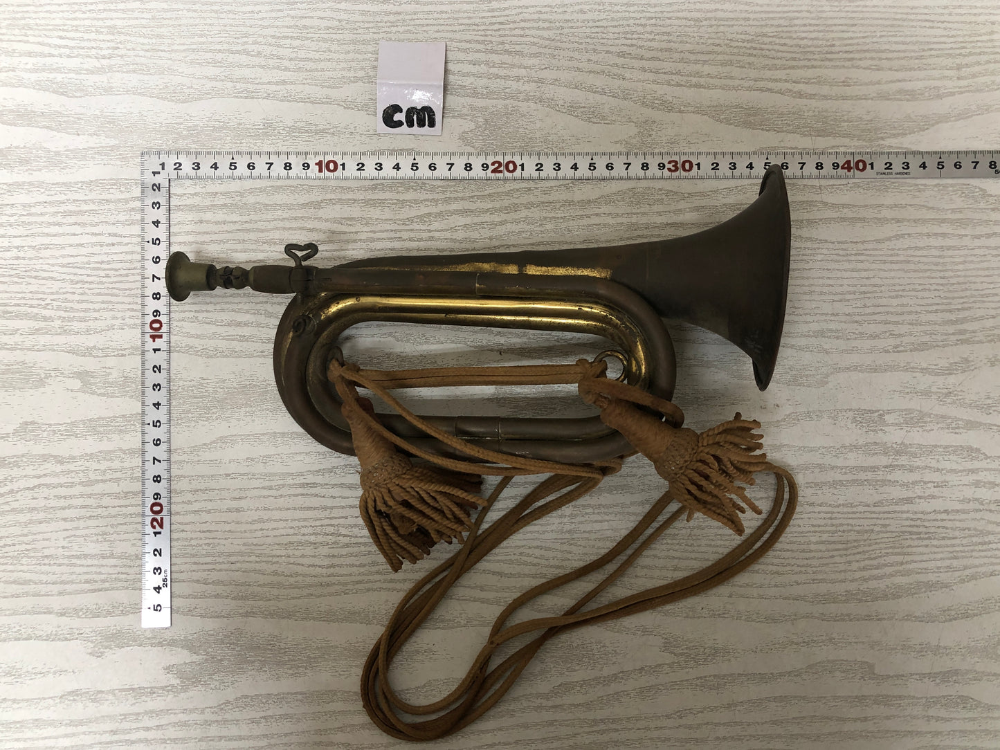 Y3460 Imperial Japan Army March Trumpet Yamato Navy Japanese WW2 vintage