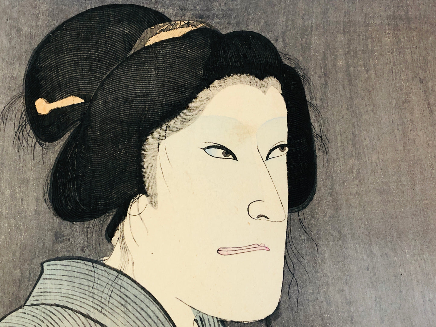 Y3643 WOODBLOCK PRINT Kunichika Apparition ghost Japan Ukiyoe vintage art