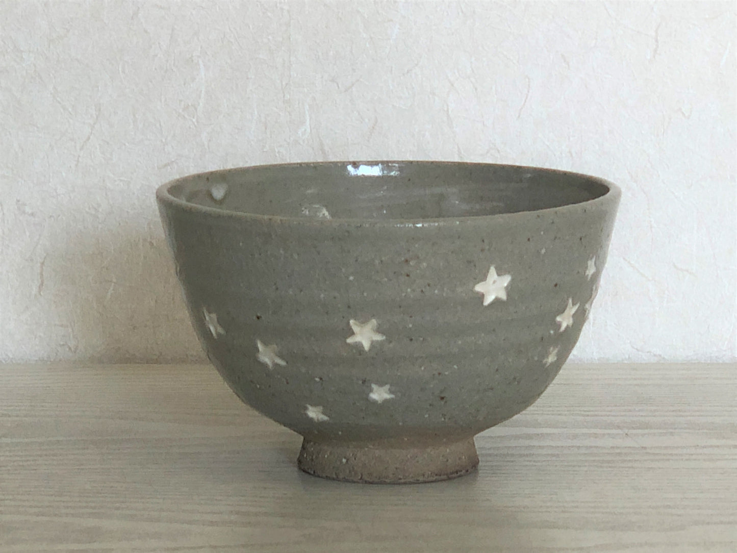 Y3736 CHAWAN Inuyama-ware signed Japan antique tea ceremony bowl cup pottery