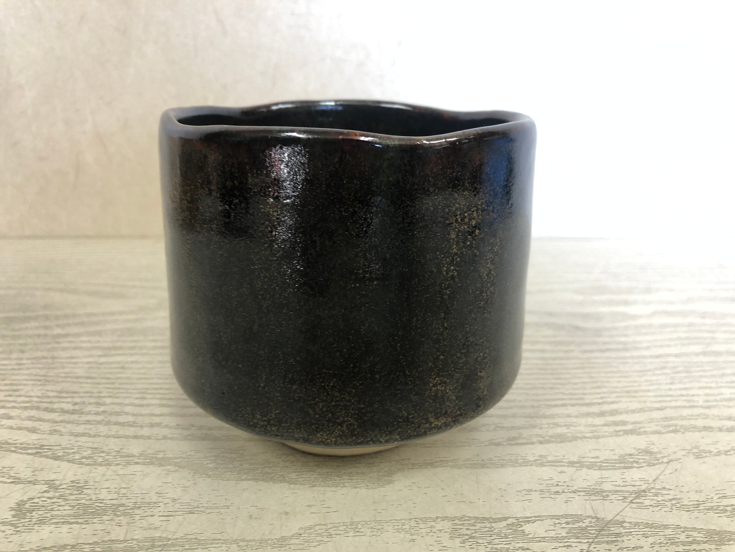 Y3771 CHAWAN Mino-ware signed box Japan antique tea ceremony bowl cup pottery