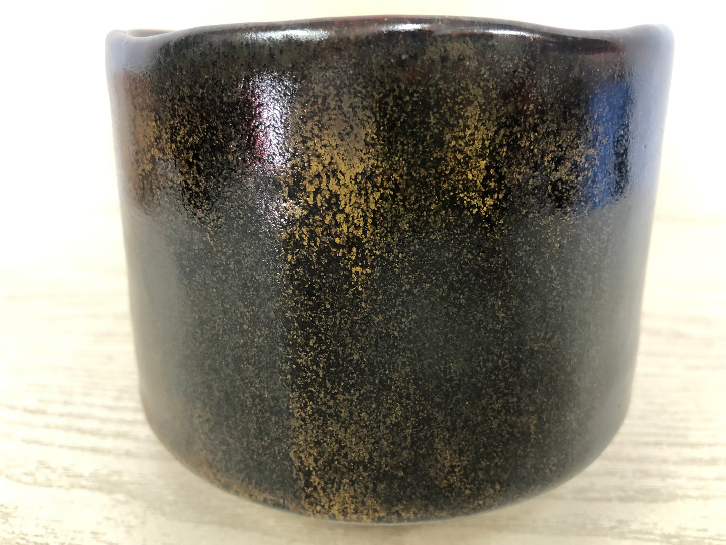 Y3771 CHAWAN Mino-ware signed box Japan antique tea ceremony bowl cup pottery