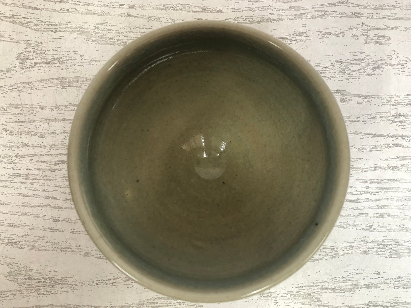 Y3772 CHAWAN Tada-ware signed box Japan antique tea ceremony bowl cup pottery