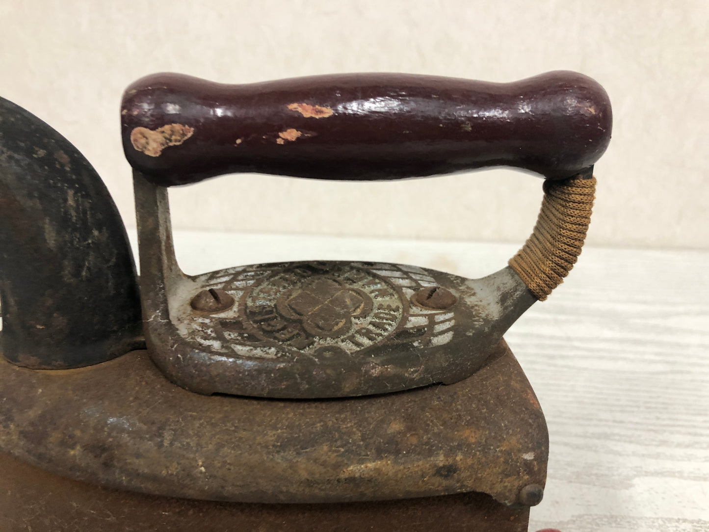 Y3838 IRON Steam Showa retro laundry clothes housework Japanese antique vintage