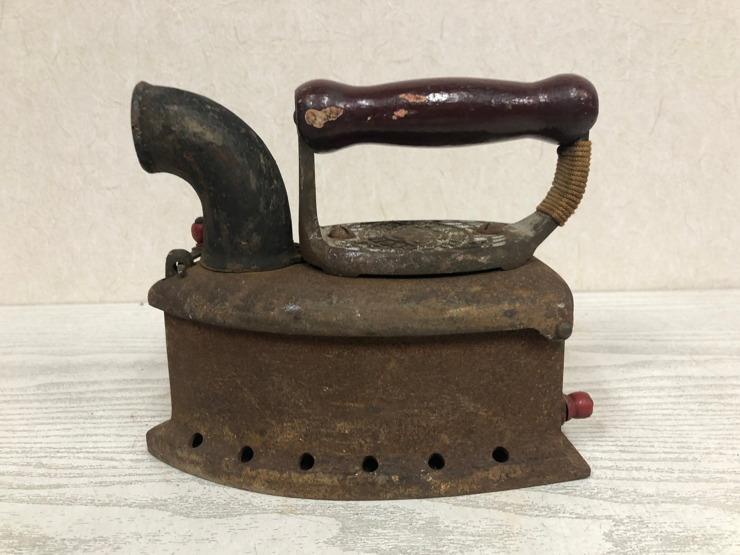 Y3838 IRON Steam Showa retro laundry clothes housework Japanese antique vintage