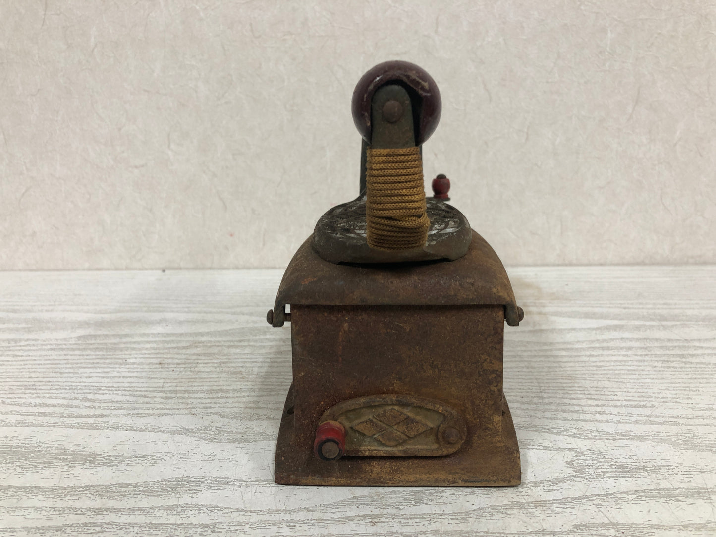 Y3838 IRON Steam Showa retro laundry clothes housework Japanese antique vintage
