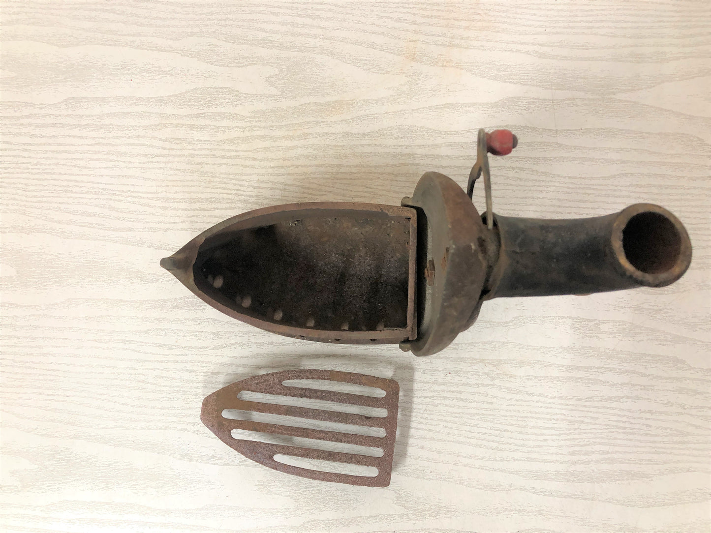 Y3838 IRON Steam Showa retro laundry clothes housework Japanese antique vintage