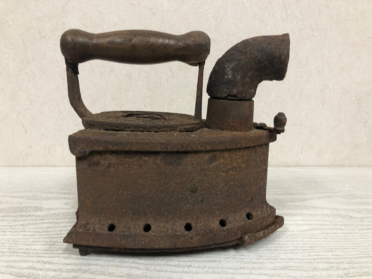 Y3839 IRON Showa retro laundry clothes housework Japanese antique vintage