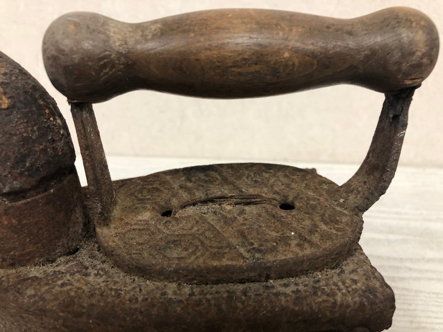 Y3839 IRON Showa retro laundry clothes housework Japanese antique vintage