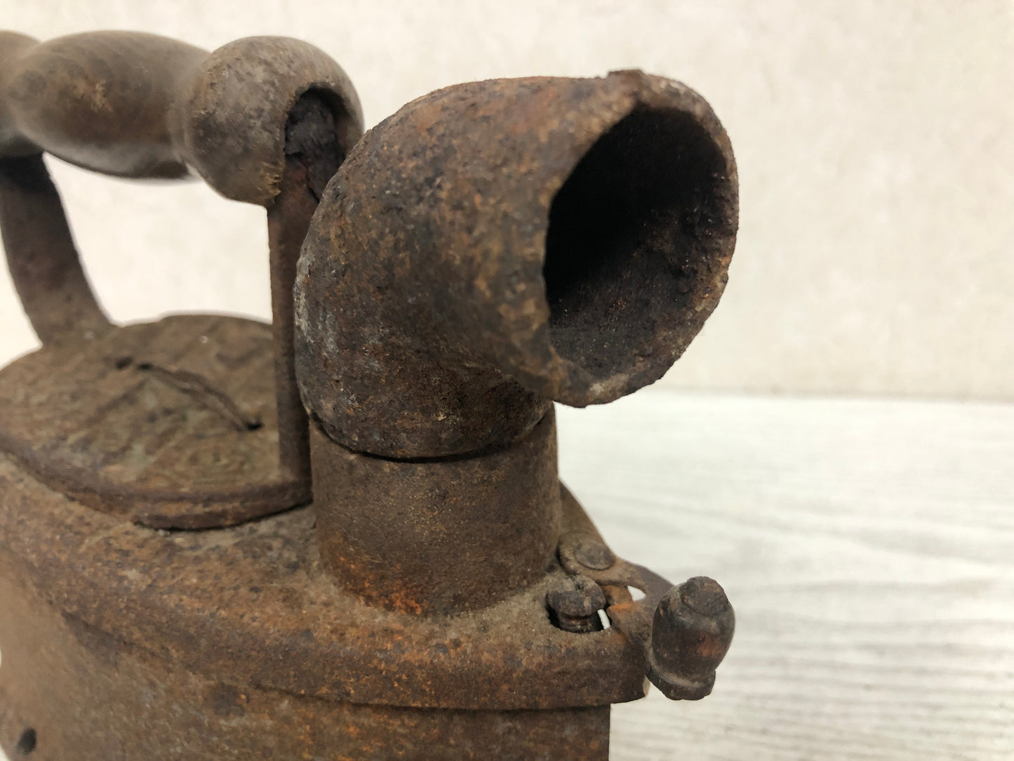 Y3839 IRON Showa retro laundry clothes housework Japanese antique vintage