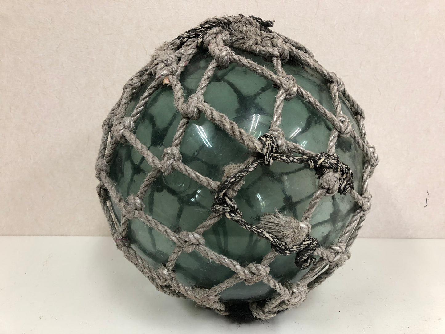 Y3875 FLOAT Glass Floating Ball fishing bouy big Japanese antique vintage Japan