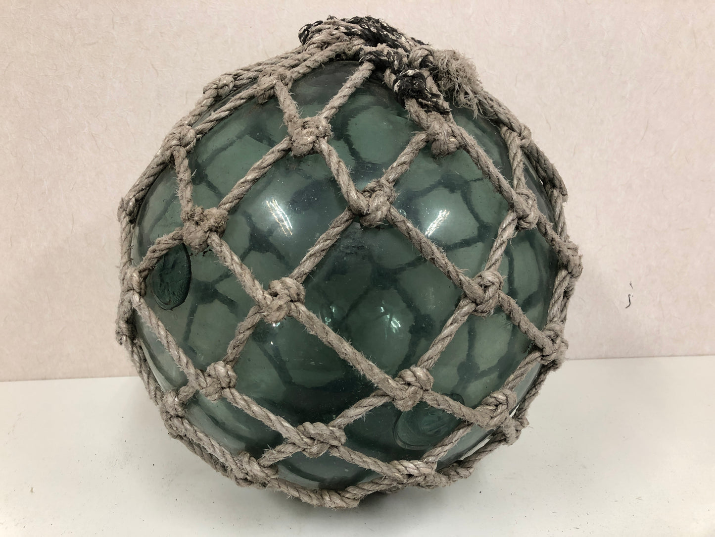 Y3875 FLOAT Glass Floating Ball fishing bouy big Japanese antique vintage Japan