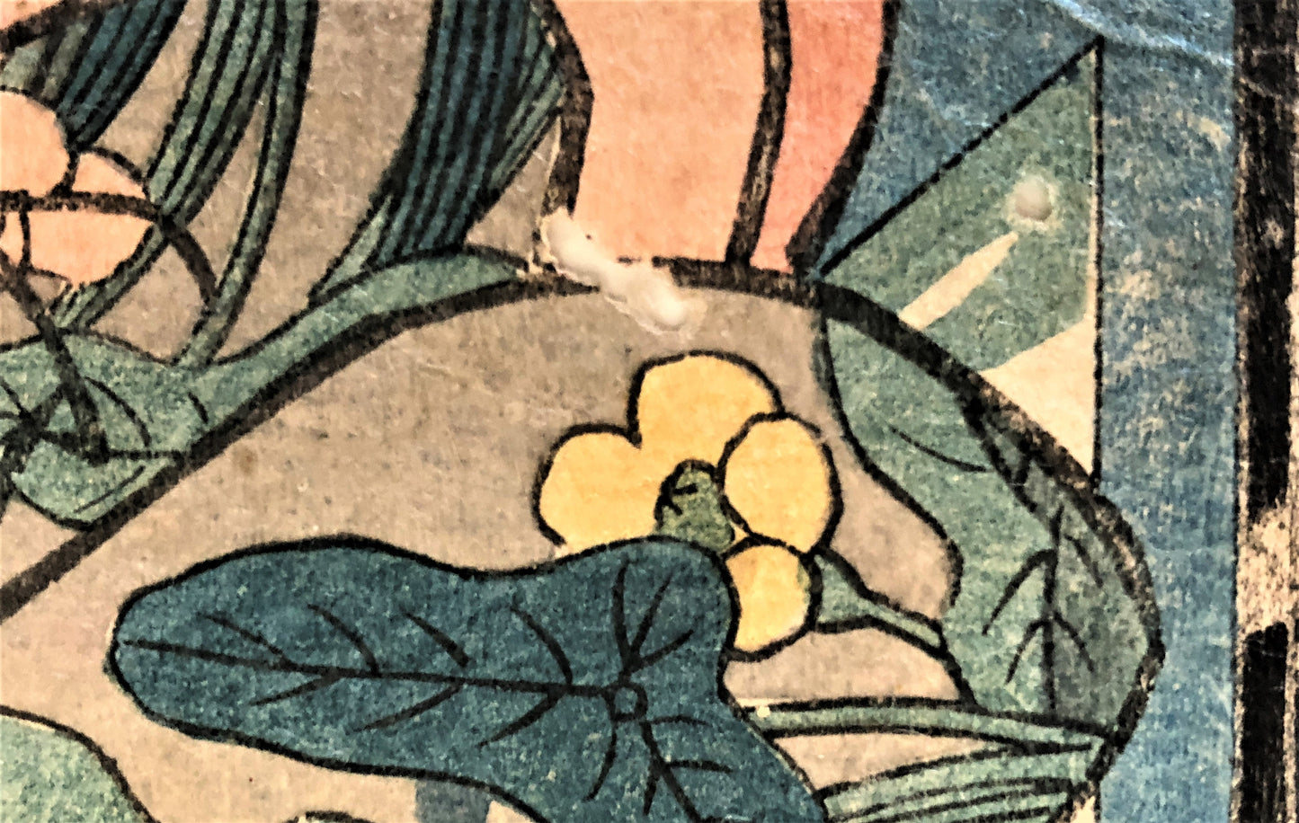 Y3888 WOODBLOCK PRINT Toyokuni story picture Kannon Japan Ukiyoe art interior