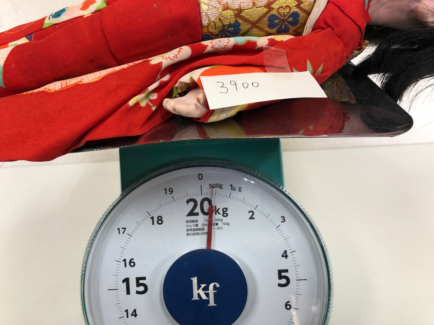 Y3900 NINGYO Ichimatsu Doll girl flower kimono Japan vintage figure antique