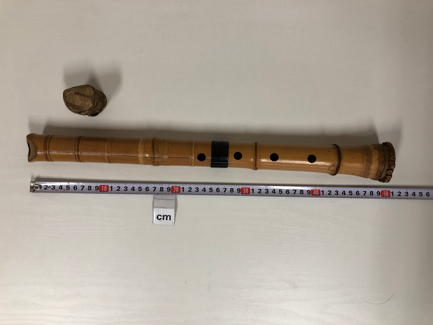 Y3903 SHAKUHACHI Bamboo Flute Tozan style signed Japanese Traditional antique
