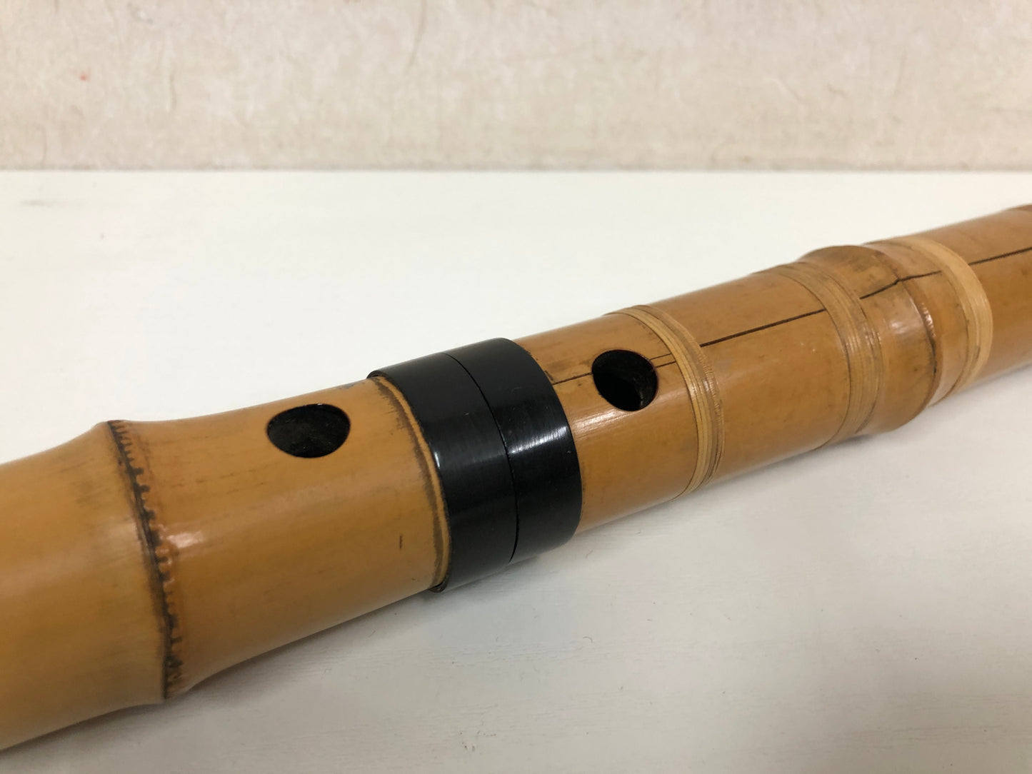 Y3903 SHAKUHACHI Bamboo Flute Tozan style signed Japanese Traditional antique