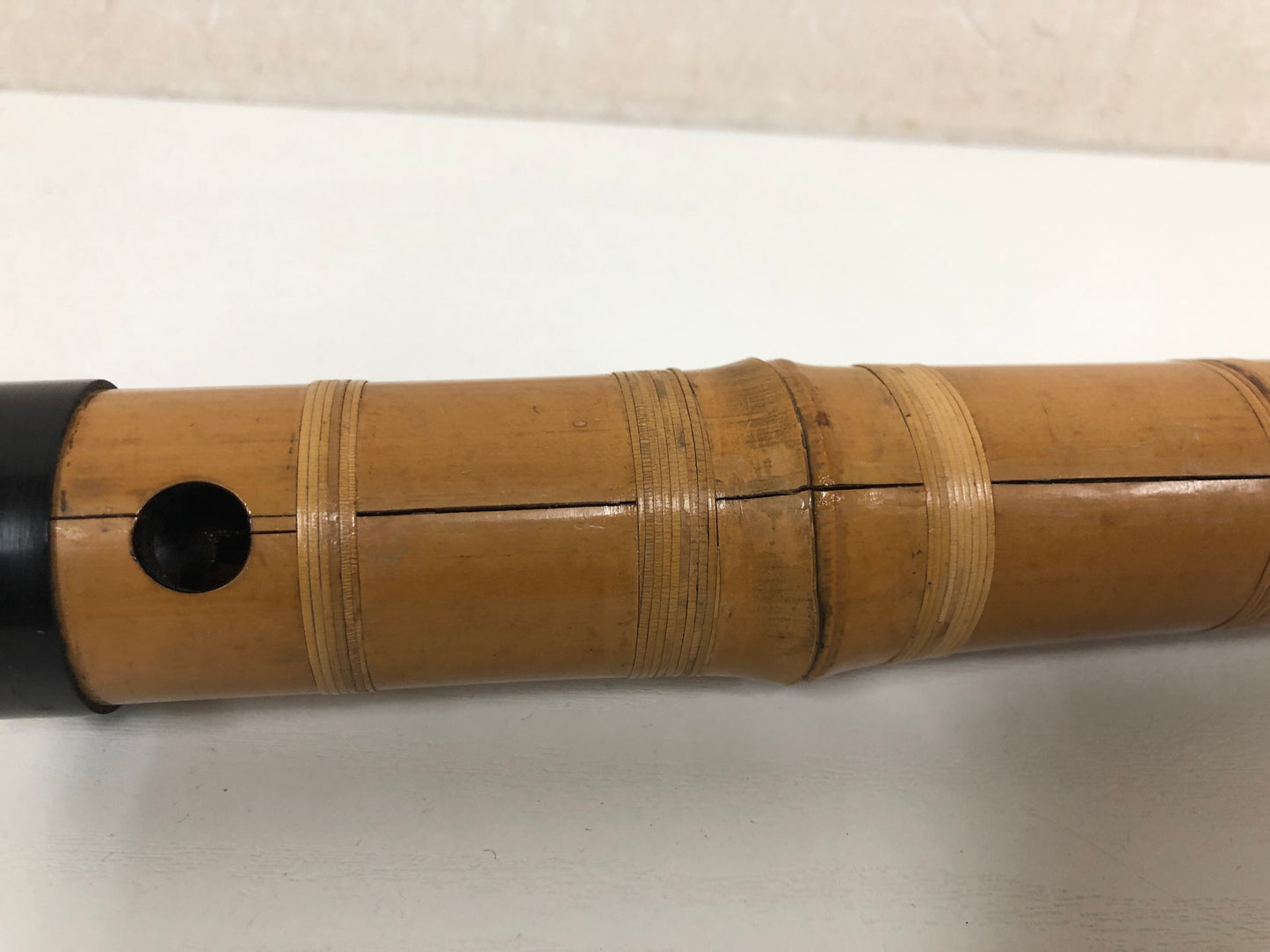 Y3903 SHAKUHACHI Bamboo Flute Tozan style signed Japanese Traditional antique