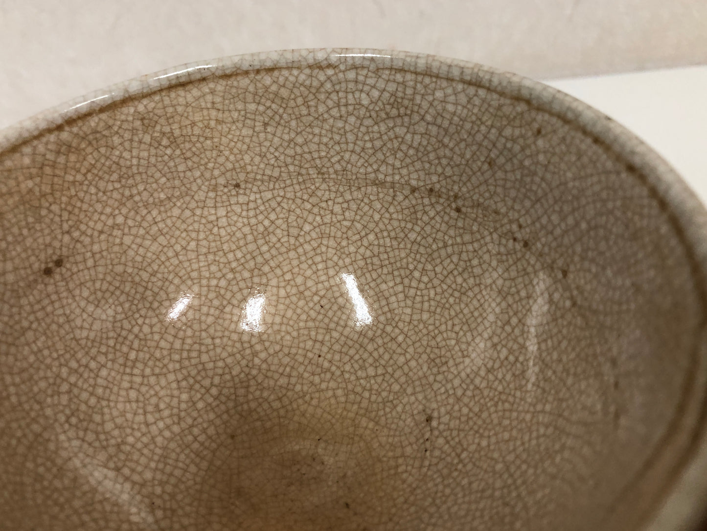 Y3915 CHAWAN Satsuma-ware flower Japan antique tea ceremony bowl cup pottery