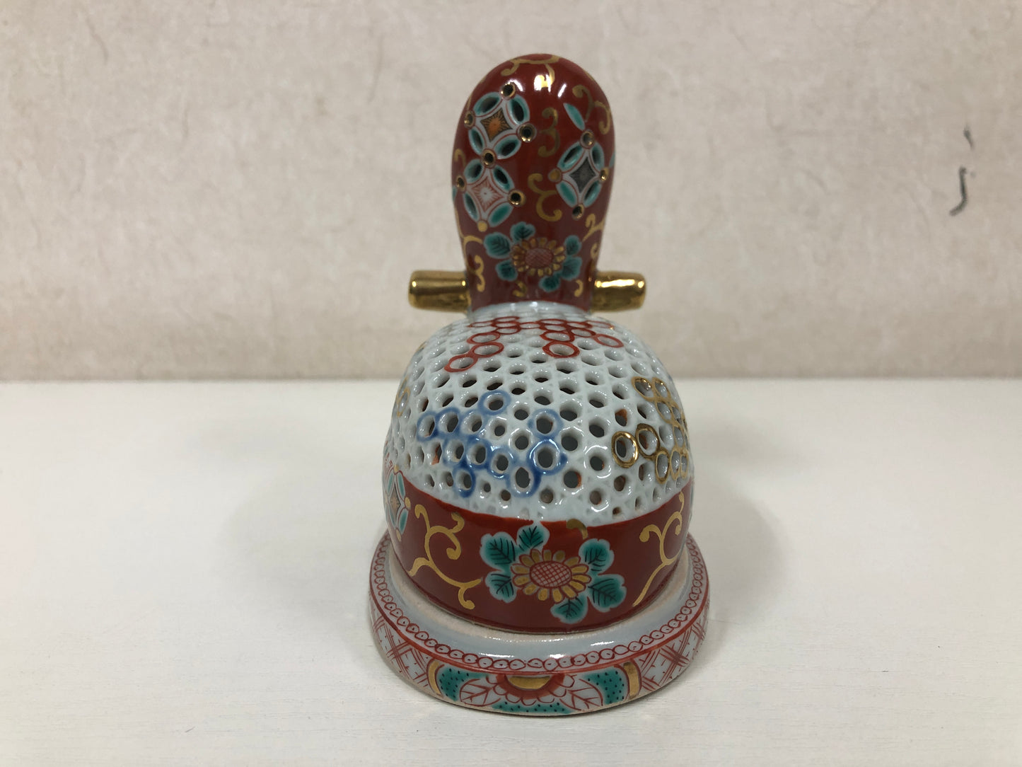 Y4054 KOURO Arita-ware Eboshi signed antique Incense Burner fragrant aroma Japan