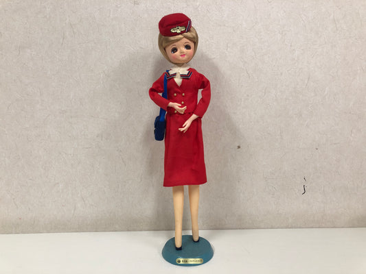 Y4095 NINGYO Bus Tour Guide doll Showa retro Japan vintage figure antique